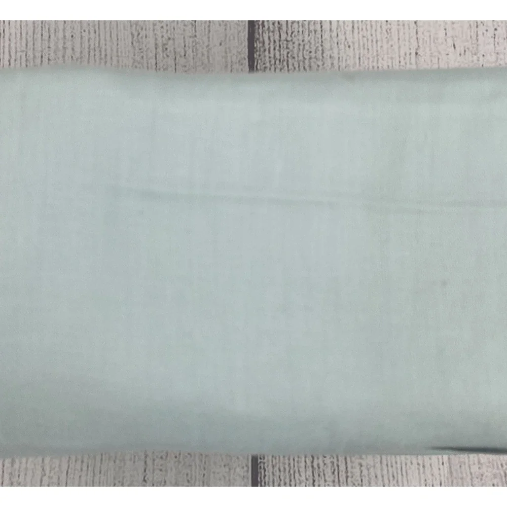 Kate Spade Sheet Set QUEEN Powder Blue 100% Cotton Sateen Solid Color Crisp